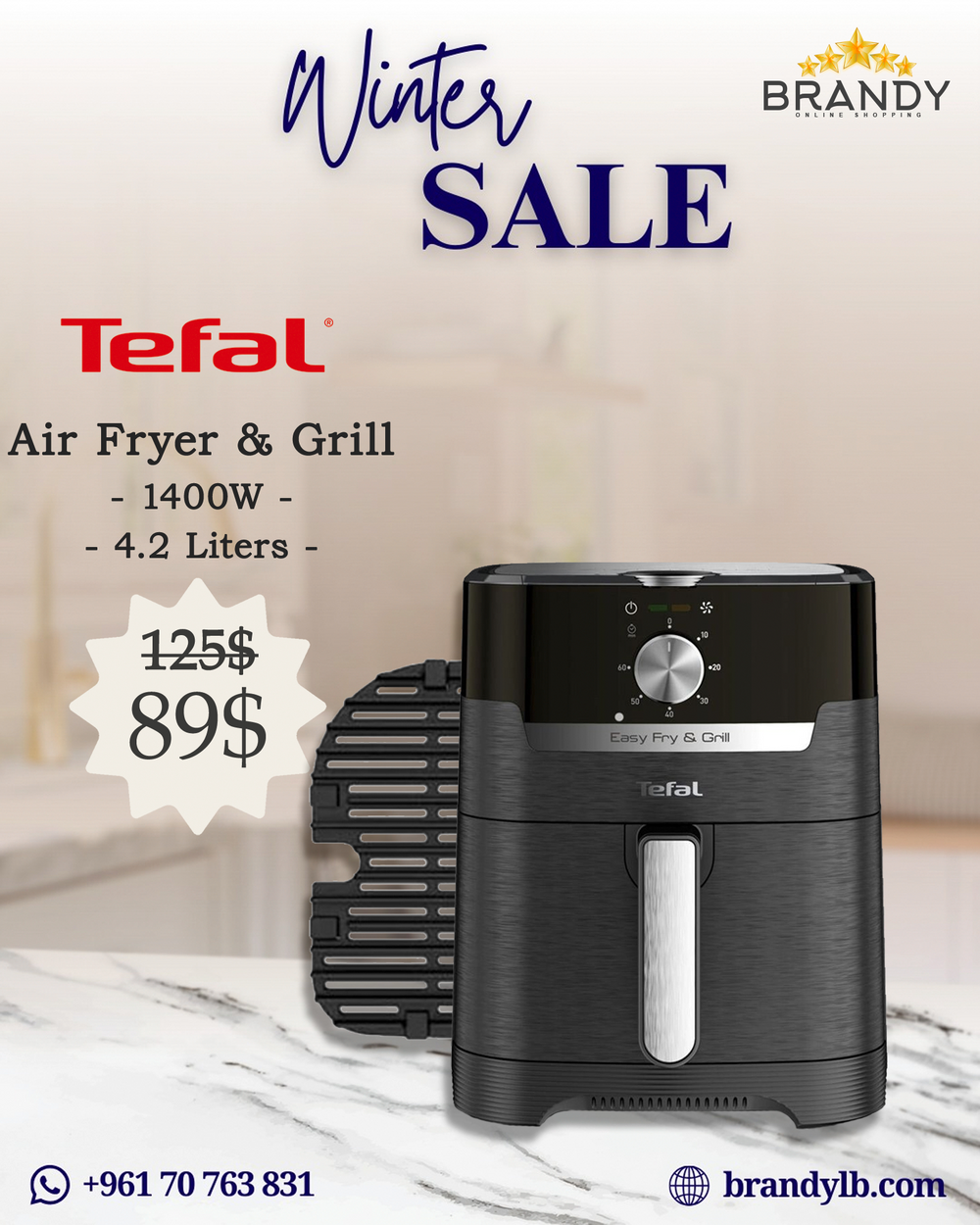 Easy Fry & Grill Manual XL 4.2L EY501827