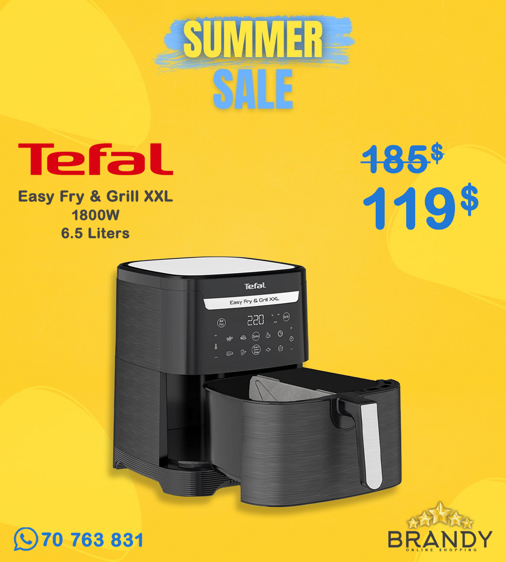 Tefal Easy Fry & Grill Digital XXL EY801815 Air Fryer 6.5L Black