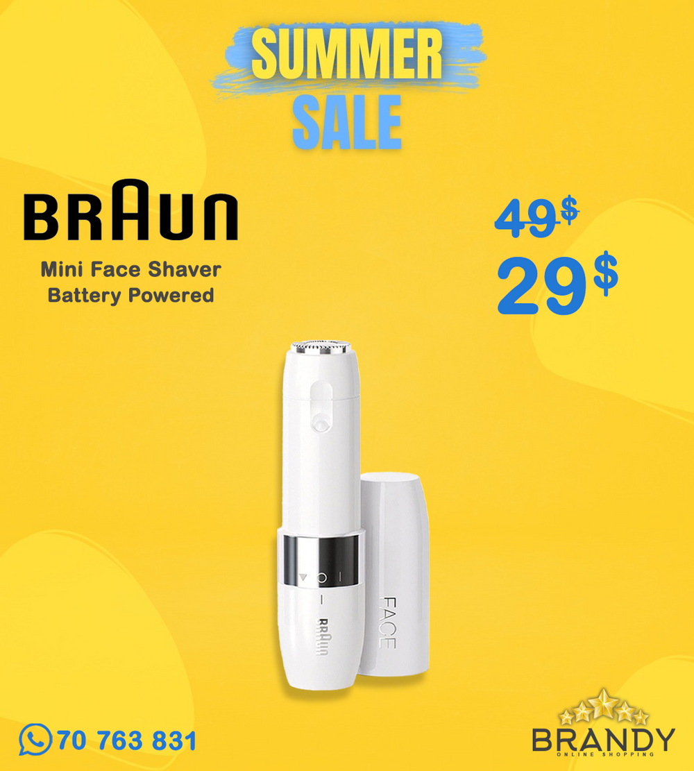 Braun Face Mini Hair Remover FS1000 Facial Trimmer with Smartlight