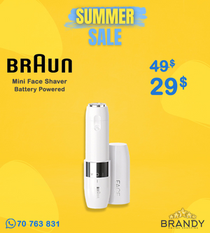 Braun Face Mini Hair Remover FS1000 Facial Trimmer with Smartlight