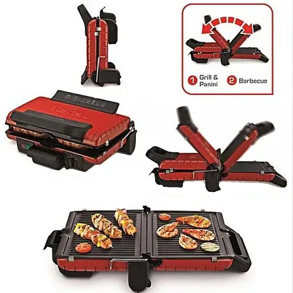Tefal Ultra Compact Grill GC302526 1700W Red-1