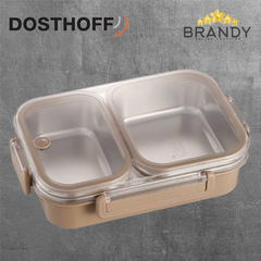 Dosthoff Lunch Box Stainless Steel Divided 950ml - Microwave Safe SM950-1