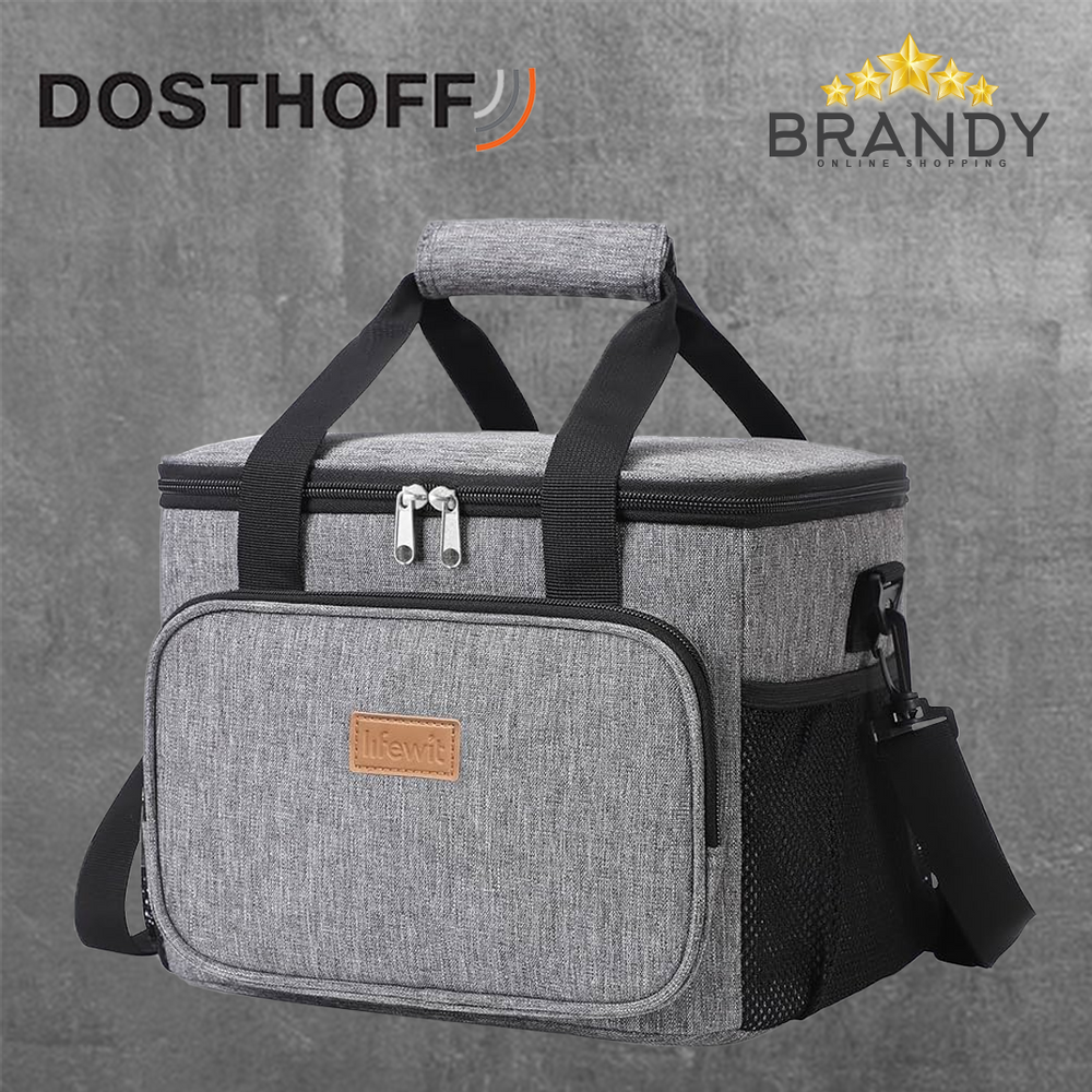 Dosthoff Lunch Bag Insulated 36x26x24cm Grey XF114