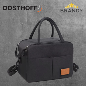 Dosthoff Lunch Bag Insulated 20.5x15.5x18.5cm Black XF1254-1