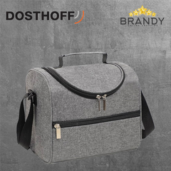 Dosthoff Lunch Bag Insulated 20.5x15.5x18.5cm Grey XF913-1