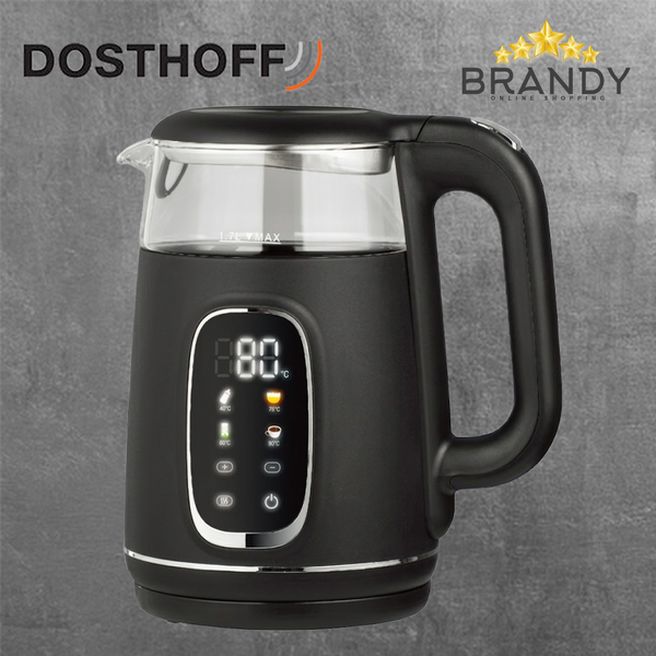 Dosthoff Electric Kettle 1.7L 2200W - Smart Digital Control