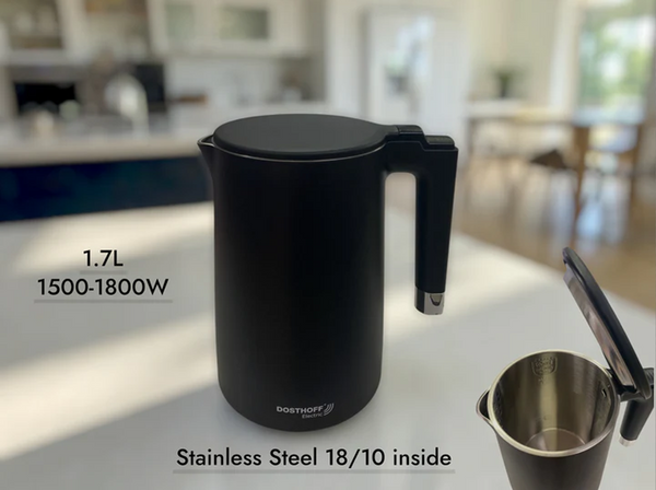 Dosthoff Electric Kettle 1.7L 1800W Black