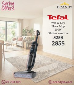Tefal X-Clean 2 GF2251M5 Cordless Wet and Dry Vacuum Cleaner 200W Black