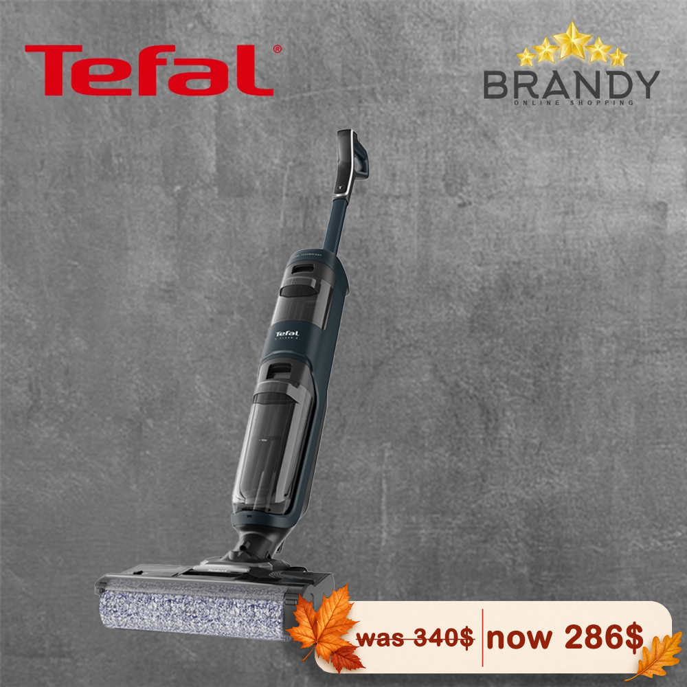 Tefal X-Clean 2 GF2251M5 Cordless Wet and Dry Vacuum Cleaner 200W Black