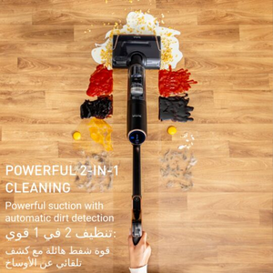 Tefal X-Clean 7 GF5736M4 Cordless 2-in-1 Wet & Dry Vacuum Mop Black Gold