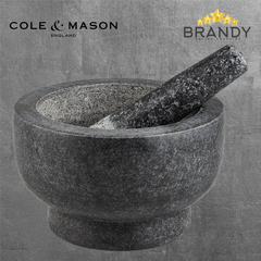 Cole & Mason Clavering 20cm Granite Pestle & Mortar Grey H122126