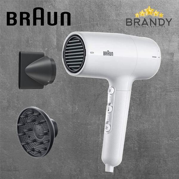 Braun HD155 Hair Dryer 1800W 2-Speed with Concentrator & Diffuser