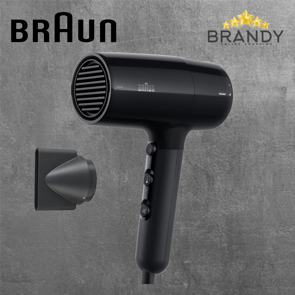 Braun HD200 Hair Dryer 2000W 2-Speed with Concentrator