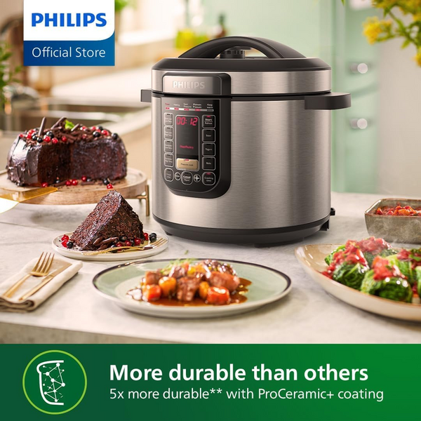 Philips All-in-One Multicooker HD2237 Viva Collection - 6 Liters - Pressure Cooker
