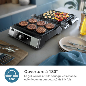 Philips 5000 Series Contact Grill HD6301 - 37x34cm