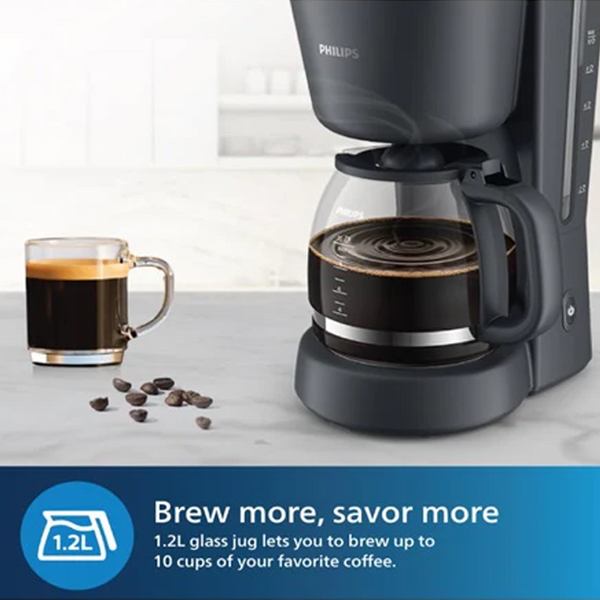 Philips HD7430 Essentials Drip Coffee Maker 1.2L - 10-Cup