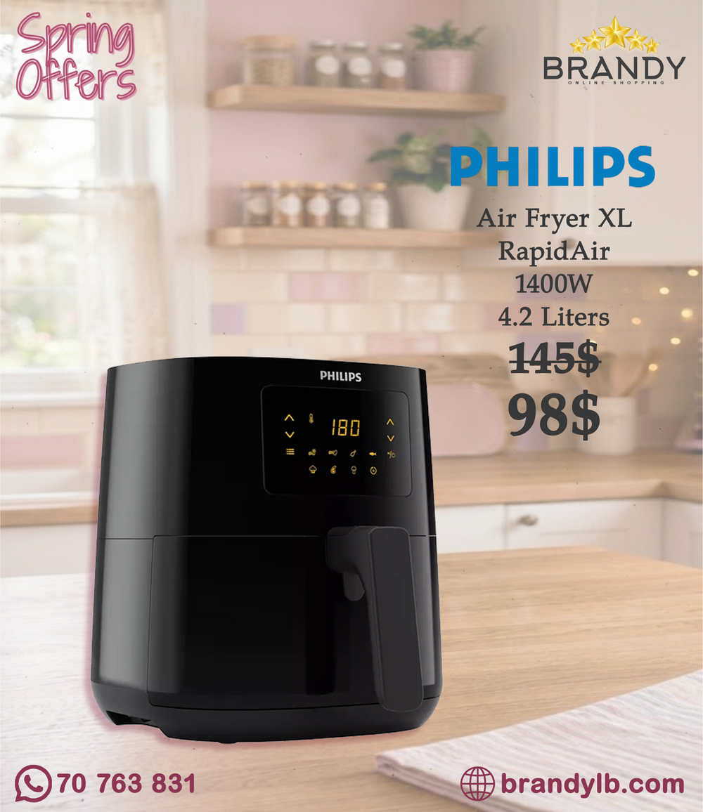 Philips 3000 Series Airfryer HD9252 4.1L Digital Rapid Air
