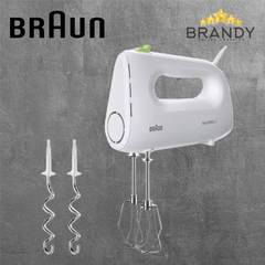 Braun MultiMix 1 Hand Mixer HM1010WH 400W 4 Speeds Turbo White