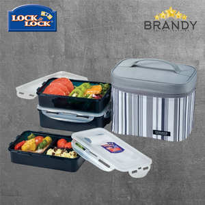 LocknLock Lunch Bag with 3 Containers