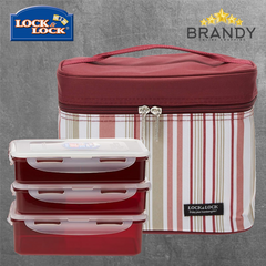 LocknLock Lunch Bag with 3 Containers
