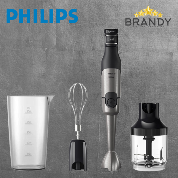 Philips 5000 Series Hand Blender HR2683 1200W ProMix with Chopper and Whisk