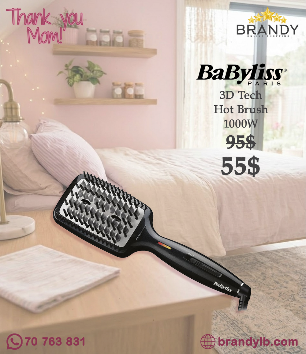 BaByliss HSB101 Smoothing Heated Brush HSB101SDE