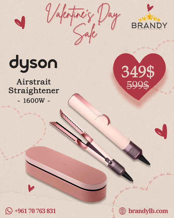 Airstrait Ceramic Pink Hair Straightener HT01