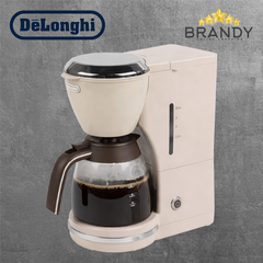 De'Longhi Icona Vintage ICMOV210 Drip Coffee Maker Beige 10-Cup 1.25 L
