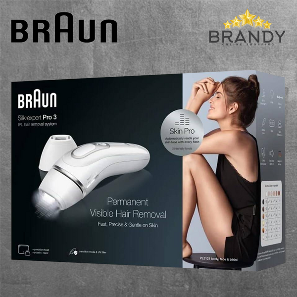 Silk-Expert Pro 3 IPL3121 Hair Removal + 3 Extras