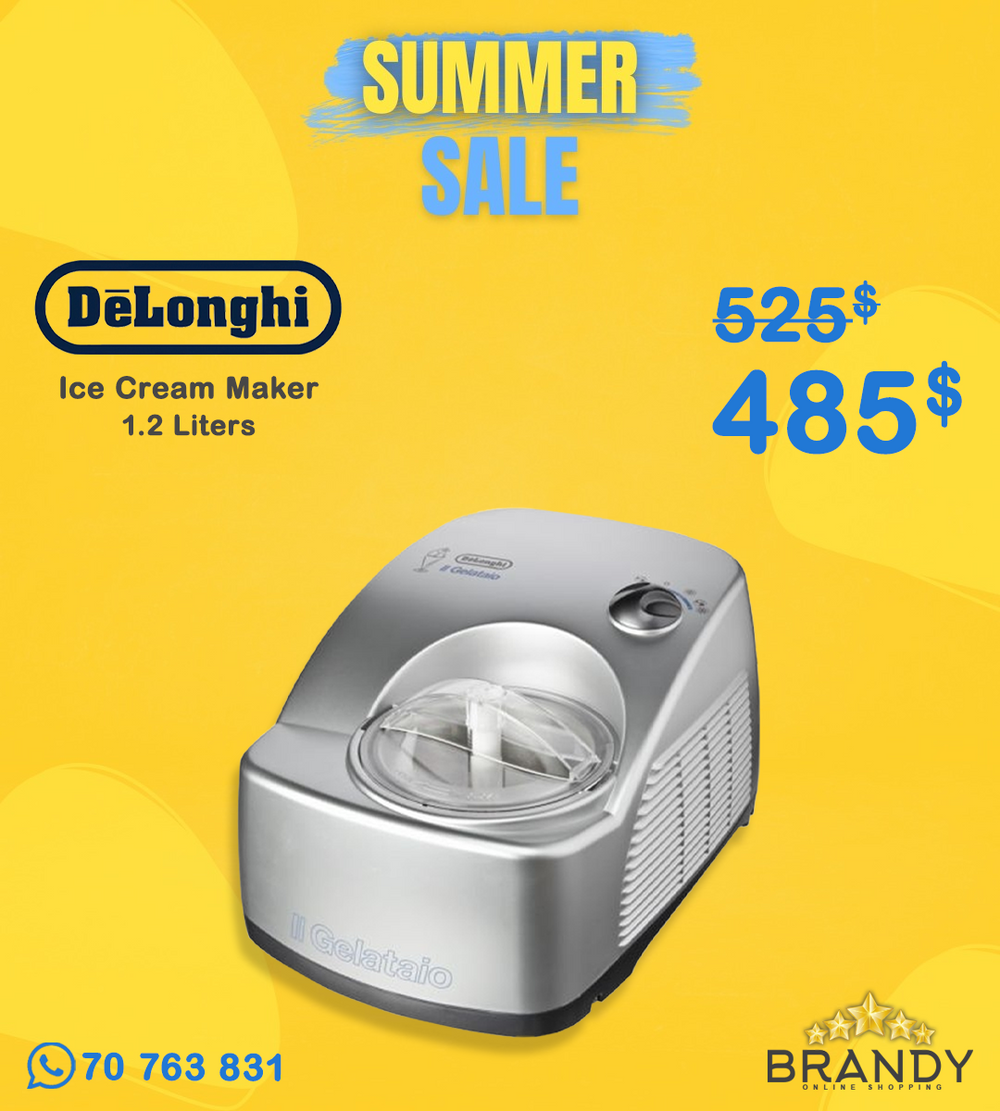De'Longhi ICK6000 Ice Cream Maker 1.2 L Compressor Silver