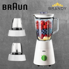 Braun PowerBlend 3 JB0153WH Glass Blender with Mill 500W 1.75L White