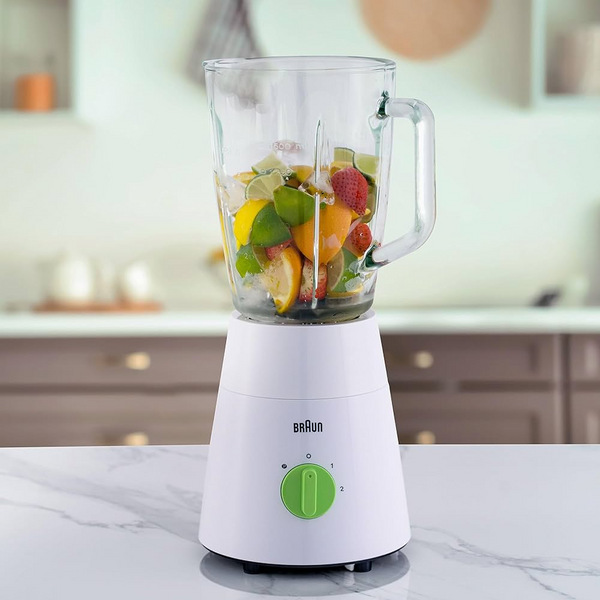Braun PowerBlend 3 JB0153WH Glass Blender with Mill 500W 1.75L White