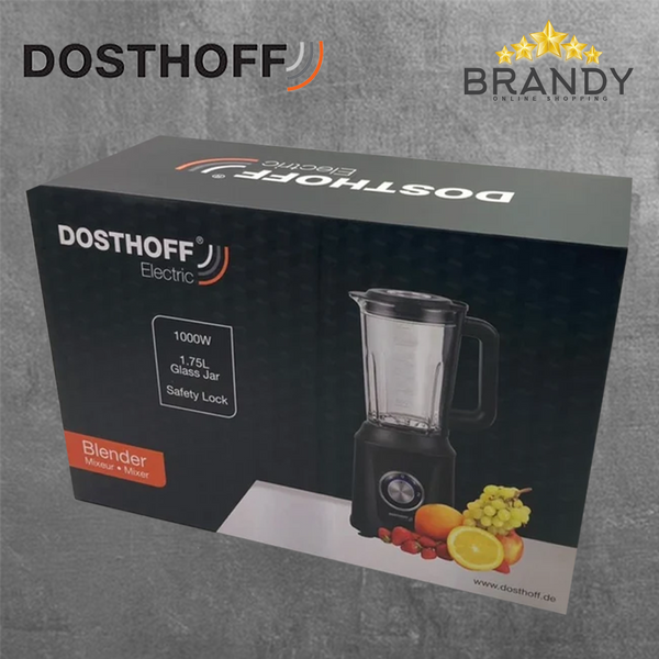 Dosthoff Glass Blender 1.75 Liters - 1000W JE-7876C