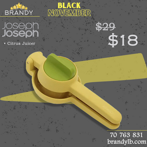 JuiceMax Dual-Action Yellow Citrus Press