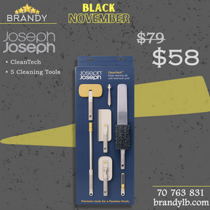 CleanTech Cleaning Tools Set 6pcs