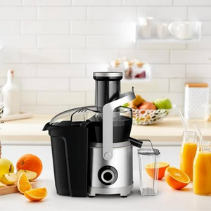 Moulinex JU660D27 Nutri XXL Fruit Juicer 1000W - Black Inox