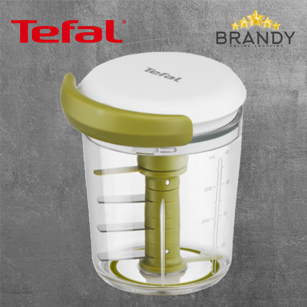 Tefal 5-Second Manual Chopper & Shaker 450 ml White/Green