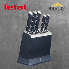 Tefal EverSharp Pro Self-Sharpening Knife Block 6-Piece Midnight Blue