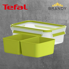 Tefal MasterSeal To Go Rectangular Snacks Box 1.2 L K3100512