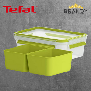 Tefal MasterSeal To Go Rectangular Snacks Box 1.2 L K3100512