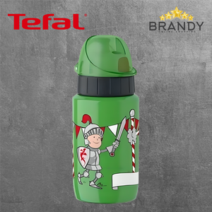 Tefal Drink2Go Dragon Green Bottle 0,4L - Light Steel