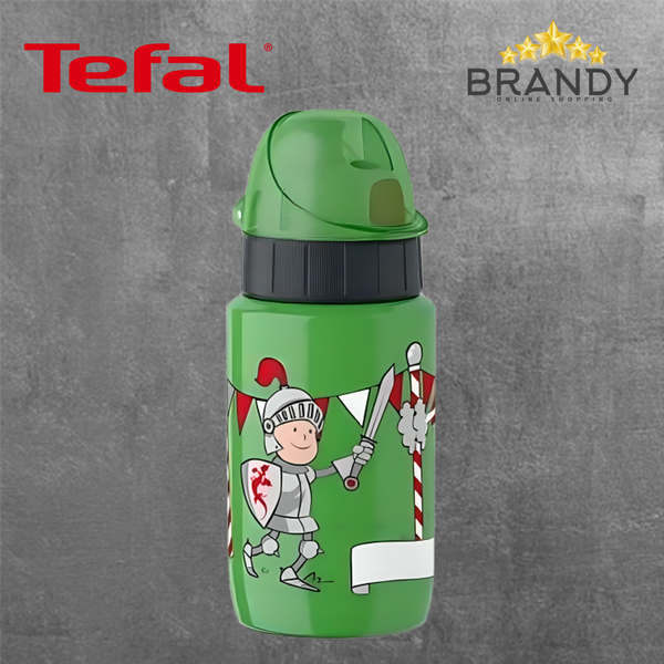 Tefal Drink2Go Dragon Green Bottle 0,4L - Light Steel