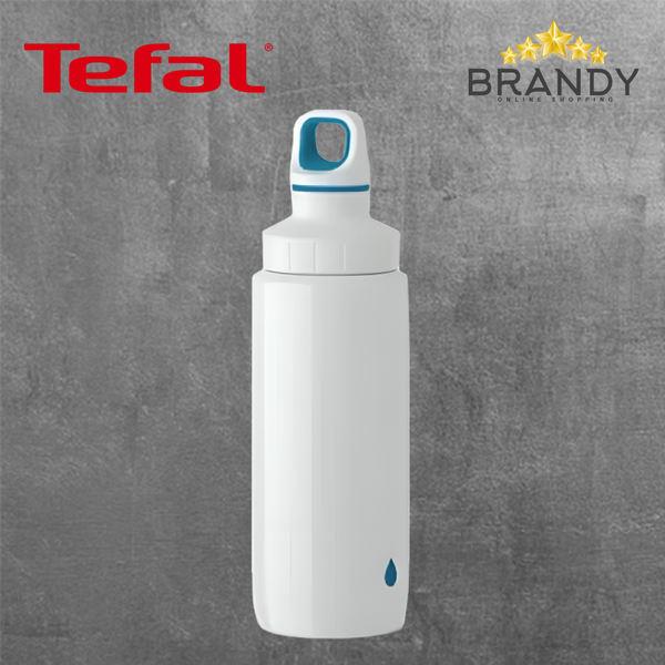 Tefal Drink2Go Drop Blue Bottle 0,6L - Light Steel
