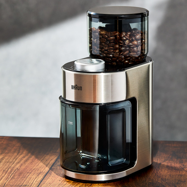 Braun KG7070 FreshSet Burr Coffee Grinder 15 Settings 220g Hopper Silver-2