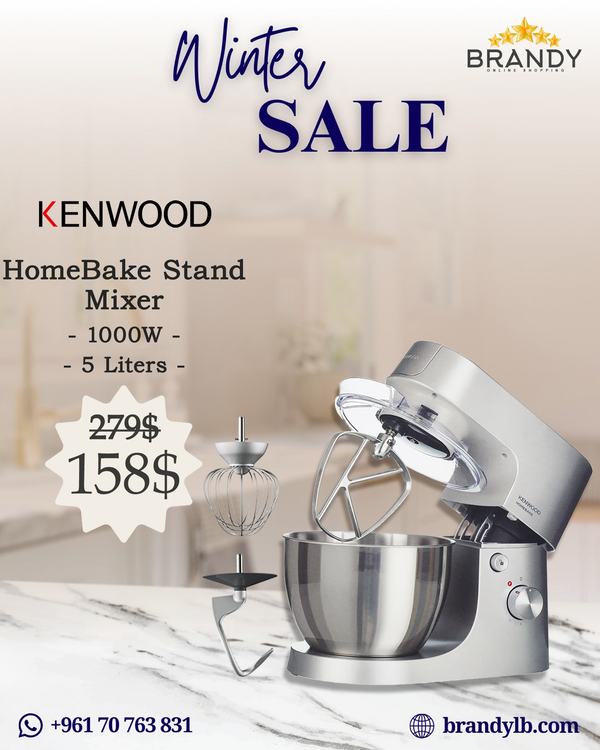 Stand Mixer 5L KHH01.000SI - Stainless Steel Bowl