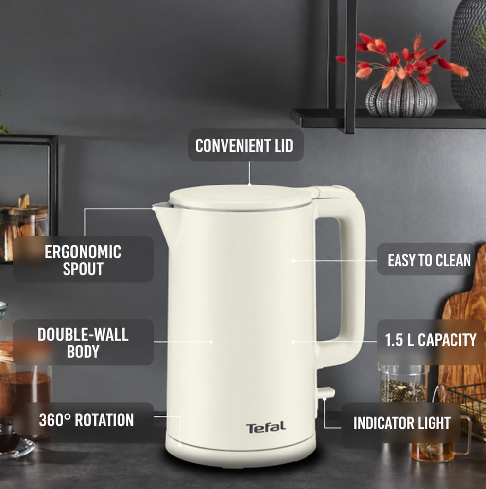 Tefal Thermo Protect Electric Kettle KO140AE0