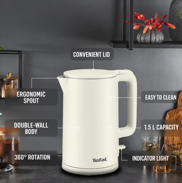 Tefal Thermo Protect Electric Kettle KO140AE0