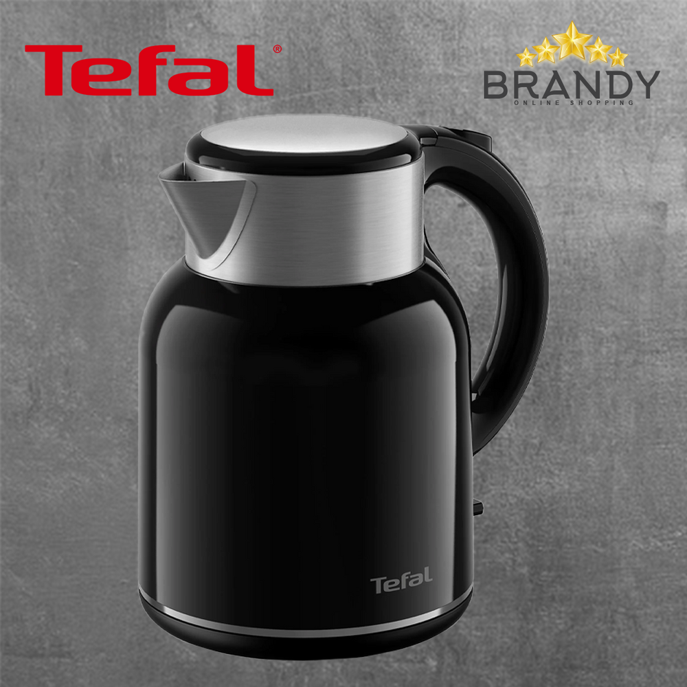 Tefal Thermo Protect XL Electric Kettle 1.9L Double-Wall Black