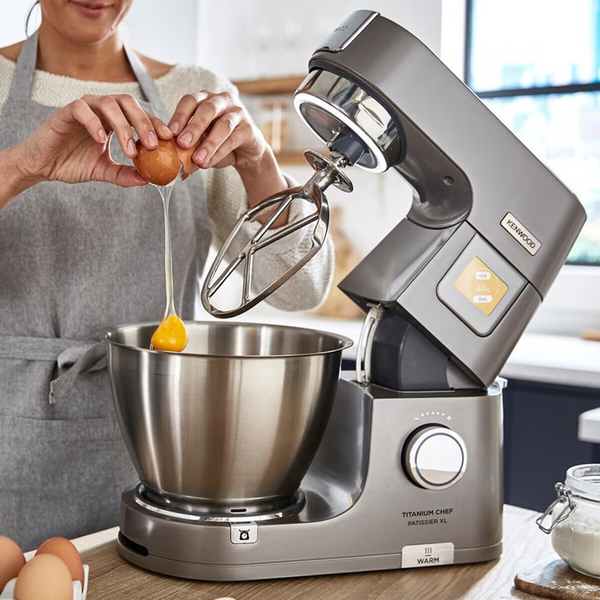 Kenwood Titanium Chef Patissier XL KWL90.124 - 7L & 5L Stand Mixer 1400W Silver -