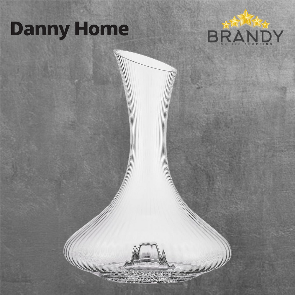Danny Home Stripe Polar Glass Wine Carafe Decanter 1600ml KY-038-1